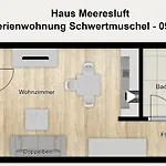 Haus Meeresluft Schwertmuschel Apartmán